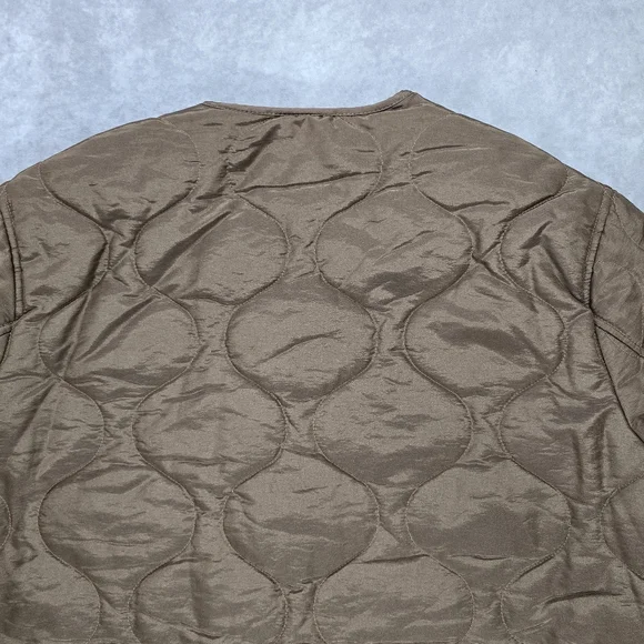 All Saints NWT Foxi Liner Jacket In Chocolate